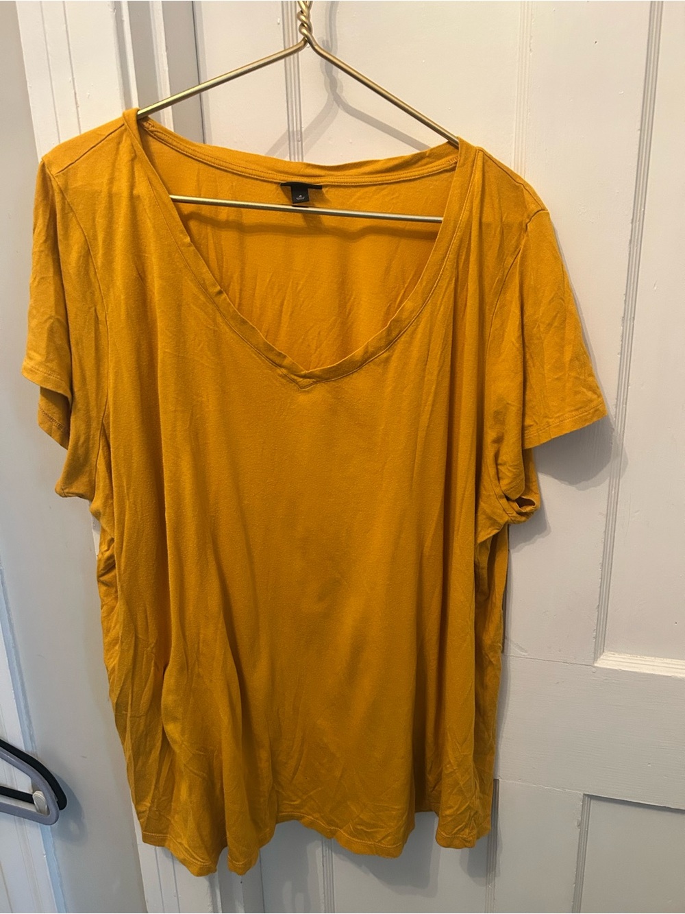 torrid Mustard V-Neck Short Sleeve Tee